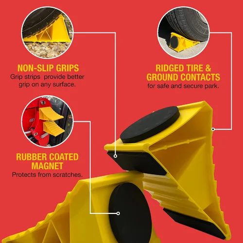 Vista 4 de THD Calzones magnéticos para ruedas – Calcadores de rueda de RV para remolque de RV – Diseñado como calcetas de neumáticos de caravana, calcetas