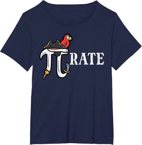 Vista 41 de Pirate Pi Funny Math Pie Halloween Disfraz Maestro Hombres Mujeres Camiseta Asphalt Grey