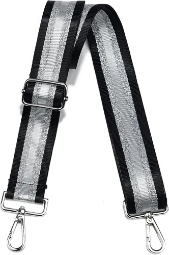 Vista 73 de LVYOUME Correa para bolso, accesorios plateados, correas anchas para bolsa, correa de hombro ajustable para bolsos