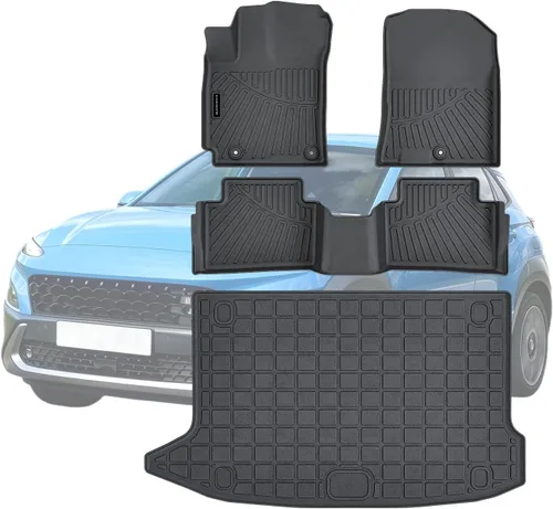 Vista 25 de Revestimientos de suelo para Acura ADX y Honda HR-V 2023-2026 TPE 2023-2026 TPE protección para todo tipo de clima, tapetes de primera y 2ª fila