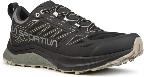 Vista 3 de La Sportiva Tenis de correr Jackal Trail para hombre Negro 1