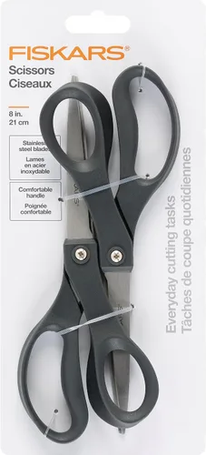 Vista 13 de Fiskars Tijeras de titanio Softgrip para uso diario (8 pulgadas), 2