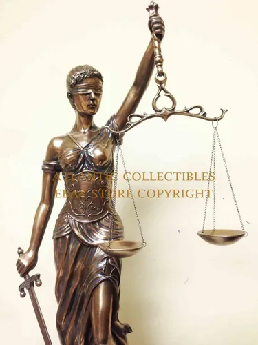 Vista 3 de Atlantic Collectibles - Figura decorativa griega de Dike La Justica Dike de 31 pulgadas de alto