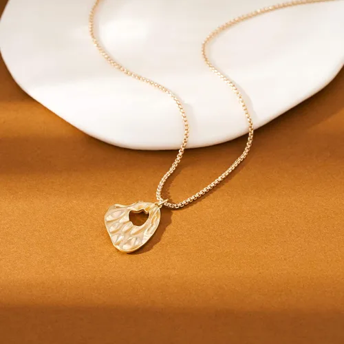 Vista 5 de Valloey Rover - Collar de plata de ley chapada en oro de 14 quilates con dije circular con pequeños puntos de circonia cúbica, regalo de joyería