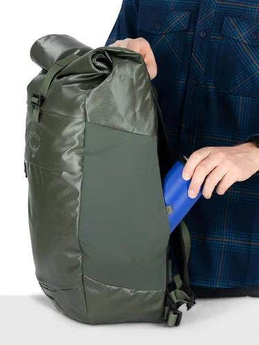 Vista 11 de Osprey Mochila para portátil Transporter con tapa enrollable, color azul Venturi Venturi Azul