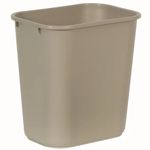 Vista 28 de Rubbermaid Commercial Products - Basurero de escritorio de resina plástica Azul