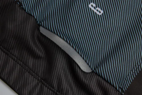 Vista 7 de GCRFL Camiseta de ciclismo para hombre, manga larga, camiseta de ciclismo de carretera, bolsillo con cremallera, ligera, ajuste profesional UPF 50+