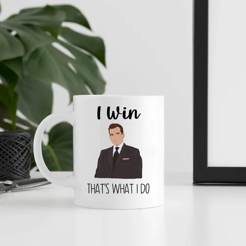 Vista 2 de I Win. That's What I Do. / Café/té/taza/divertido/serie/regalo/novia/marido/esposa/compañero de trabajo (11 o 15 onzas) (11 onzas)