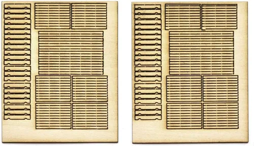 Vista 2 de Kit de paletas de madera, escala HO, por Scientific