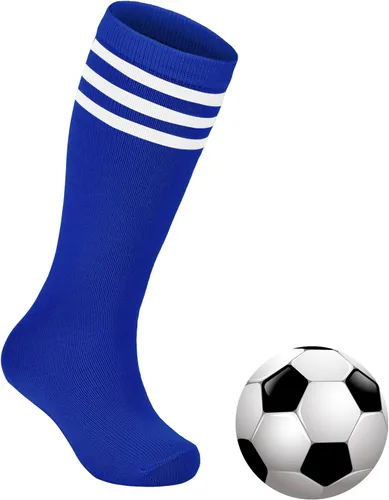 Vista 89 de Zando Calcetines de fútbol para niños, hasta la rodilla, para jóvenes, béisbol, fútbol, sóftbol, niños y niñas, de algodón suave sobre