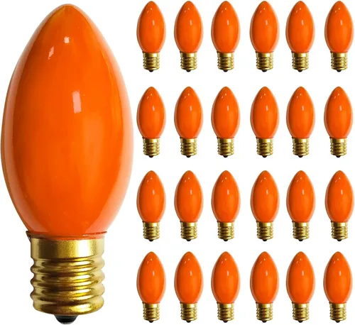 Vista 11 de Paquete de 50 bombillas de Navidad multicolor C9, bombilla de base Varios