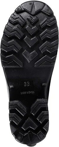 Vista 7 de Asgard Botas de lluvia a media pantorrilla para mujer, botas de goma impermeables estampadas, zapatos cortos de jardín Negro