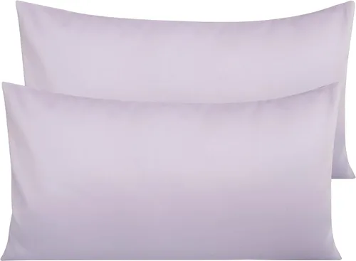 Vista 16 de NTBAY Fundas de Almohada de Algodón Egipcio Queen - Juego de 2, Fundas de Almohada de Algodón de 500 Hilos - Fundas de Almohada Suaves