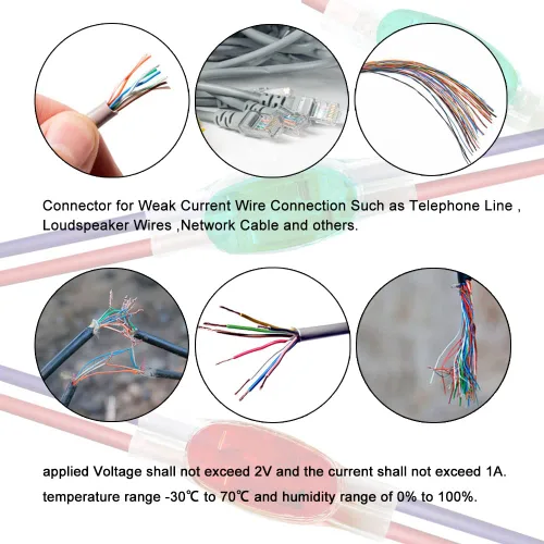 Vista 5 de Conector de empalme de cable JXR-U1R, utilizado como conector resistente a la corrosión y a prueba de humedad para conexión de cable de corriente