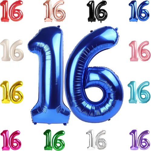Vista 110 de Globo negro del número 0 de 40 pulgadas – globo número 0, decoraciones