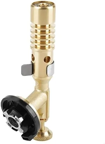 Vista 5 de Antorcha de cocina BBQ Llama Camping Profesional Portátil Latón Cocina Cocina Gas Butano Antorcha Culinaria Soldadura BBQ Pistola de llama Kit