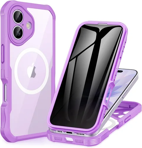 Vista 35 de CENHUFO Funda de privacidad para iPhone 11 Pro, funda de cuerpo completo con protector de pantalla de privacidad de vidrio templado 9H integrado