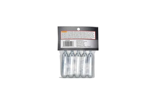Vista 2 de Swiss Arms - Catridge de 12 gm de CO2 (paquete de 5), negro, (CO25B)