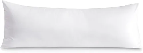 Vista 12 de Leeden - Funda de almohada de algodón para el cuerpo de 800 hilos, ultrasuave y transpirable para adultos, cierre de sobre, 21 x 54 pulgadas
