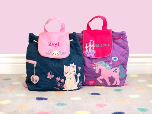 Vista 8 de DIBSIES Mochila acolchada personalizada para jardín de infantes, preescolar y guardería, Gato, Niños