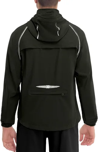 Vista 8 de Little Donkey Andy - Chaqueta de ciclismo extraíble para hombre Capucha desmontable-naranja