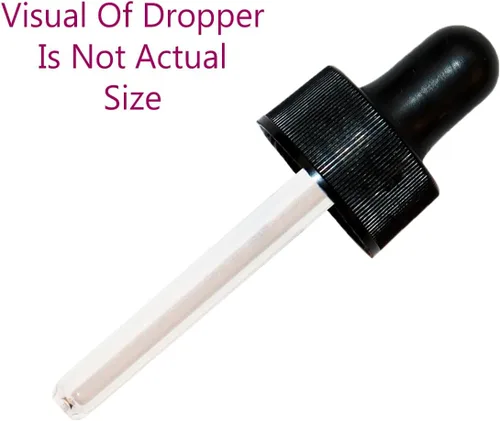 Vista 2 de LorAnn Dropper, roscado pequeño (para botellas de 1 dram), paquete de 4 piezas, ampollado