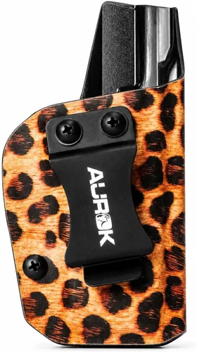 Vista 5 de Kydex IWB Funda para Taurus G2C, G3C, PT111 – Mano derecha – Retención de ajuste seguro – Transporte oculto – Estampado de leopardo AUROK