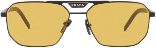 Vista 2 de Prada Gafas de sol PR 58YS negro mate amarillo 5715145 para hombre