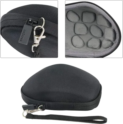 Vista 5 de co2CREA Estuche de viaje duro de repuesto para Logitech G604 Lightspeed Wireless Gaming Mouse (estuche negro)