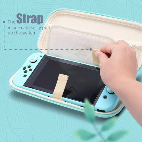 Vista 7 de Switch Case Animal Crossing, Switch Animal Crossing Bundle, Animal Crossing Nintendo Switch Case, Thumb Grips, Headphone Adapter, Switch Stand