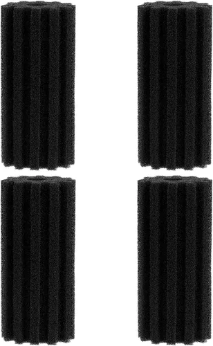 Vista 8 de hygger Paquete de 4 esponjas de repuesto para filtro de esponja doble con rayas verticales para acuario (S)