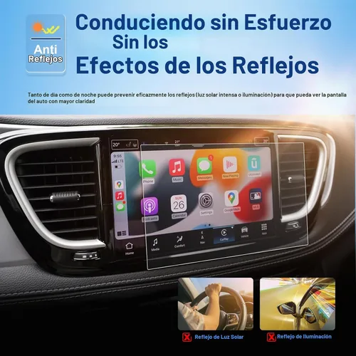 Vista 7 de Protector de pantalla Pacifica mate antirreflejos 2021-2026, para Chrysler Pacifica (Select/Limited/Pinnacle/Touring) Pantalla táctil de 10.1