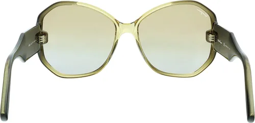 Vista 4 de Salvatore Ferragamo Gafas de sol geométricas SF942S 326 Caqui 2.402 in 942, Marrón caqui