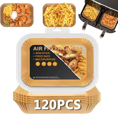Vista 8 de Revestimientos para freidora de aire CHEFMAN de 2 cuartos de galón, mini forros para freidora de aire desechables para freidora de aire para Cosori