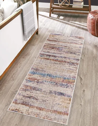 Vista 7 de Unique Loom Colección Deepa - Alfombra de área Beatriz (rectangular 2' 0" x 3' 0", Multi/ Beige)