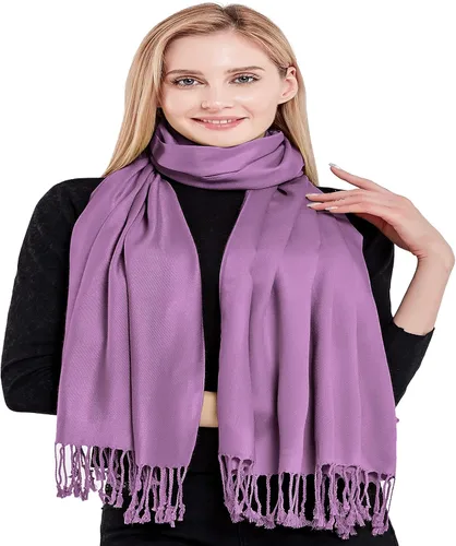 Vista 4 de CJ Apparel Bufanda de chal nepalí de color sólido, estola, envoltura para la cabeza, pashmina NUEVO