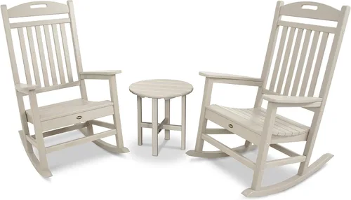 Vista 9 de Trex Polywood - Juego de 3 piezas para muebles de exterior, color negro carbón Negro (Charcoal Black)