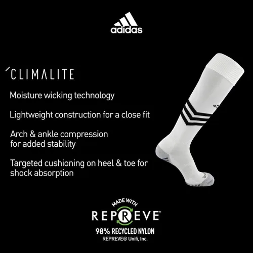Vista 3 de adidas Mundial Zone Cushion Soccer Socks for Boys, Girls, Men and Women (1-Pair)