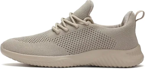 Vista 2 de Wrezatro Zapatos para caminar para hombre, ultraligeros, transpirables, antideslizantes, informales, de moda, de malla, para entrenamiento, deportes