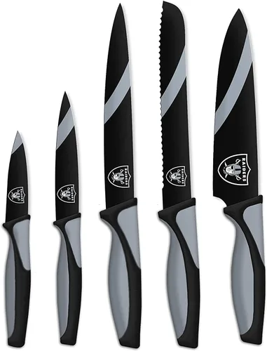 Vista 28 de The Sports Vault NFL Chicago Bears - Juego de cuchillos de cocina (5 piezas)