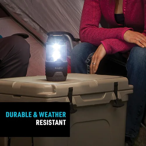 Vista 7 de Nite Ize Linterna Radiant 400, linterna de 400 lúmenes para campamento o preparación de emergencia, linterna radiante 400, color negro