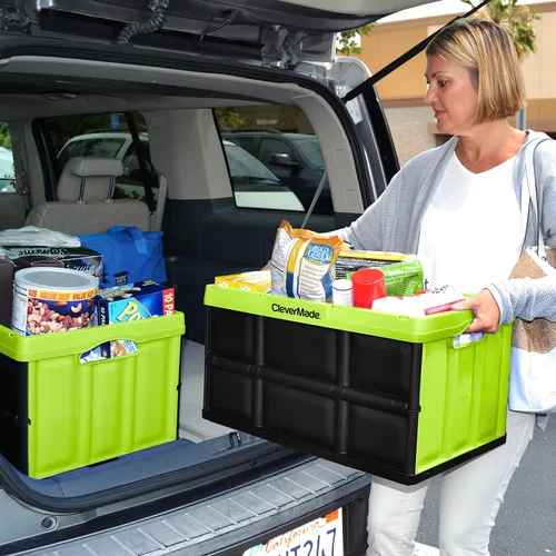 Vista 4 de Contenedor para almacenamiento plegable CleverCrates, de CleverMade