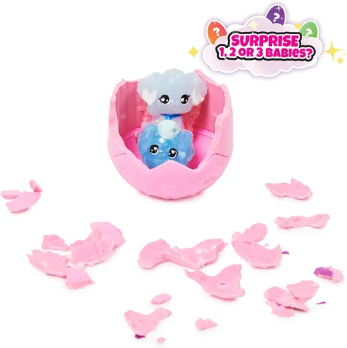 Vista 6 de Hatchimals CollEGGtibles, paquete familiar de juego en casa con 3 personajes y hasta 3 bebés sorpresa (el estilo puede variar), juguetes para niñas
