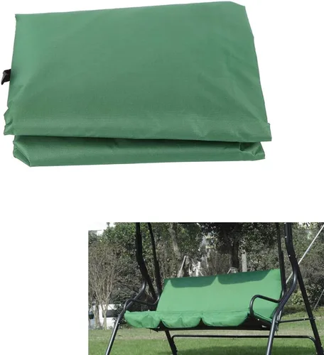 Vista 3 de Ejoyous Funda de cojín para columpio de patio, para silla de columpio al aire libre, cubierta de asiento de hamaca de repuesto para columpio de 3