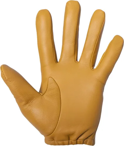 Vista 7 de Guantes Patrol-X para hombre (100% cuero Cabretta) para conducción táctica de policía, tiros y conducción en motocicleta (finos y sin forro)