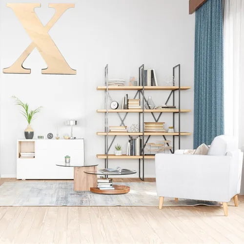 Vista 4 de Letras grandes de madera en blanco de 12 pulgadas, letras de madera sin terminar, letrero de madera para proyectos de manualidades para decoración