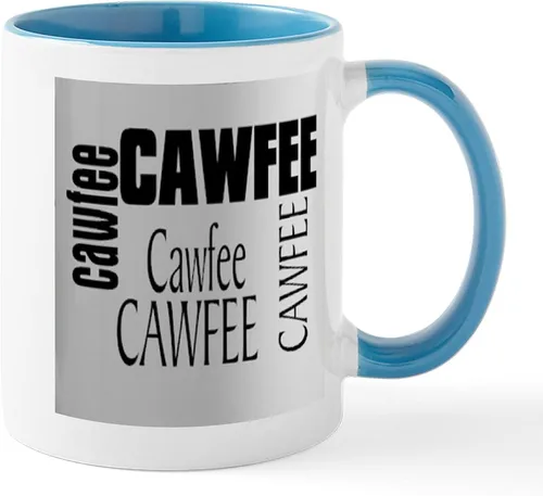 Vista 12 de CafePress Cawfee - Taza de café de cerámica (11.0 fl oz)