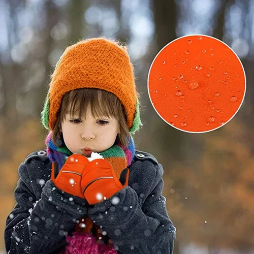 Vista 2 de YASSUN Mitones de nieve de invierno impermeables unisex para adultos, guantes cálidos deportivos para niños, bebés, en esquí, monopatín, muñeco