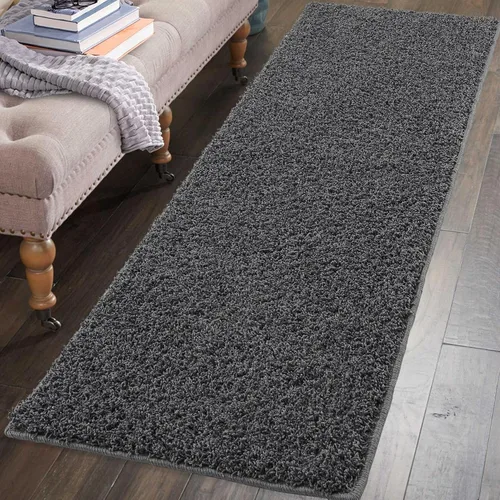 Vista 14 de Fashionwu Alfombra grande esponjosa de 5 x 8 pies, alfombra de felpa para sala de estar, guardería, antideslizante, alfombra mullida para decoración