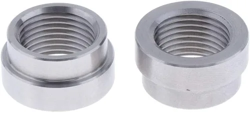 Vista 3 de 3/8 NPT Soldadura femenina en Bung aluminio Bung Pipe Thread Pipe Adaptador de montaje soldable Accesorios de coche, uso con combustible, aceite
